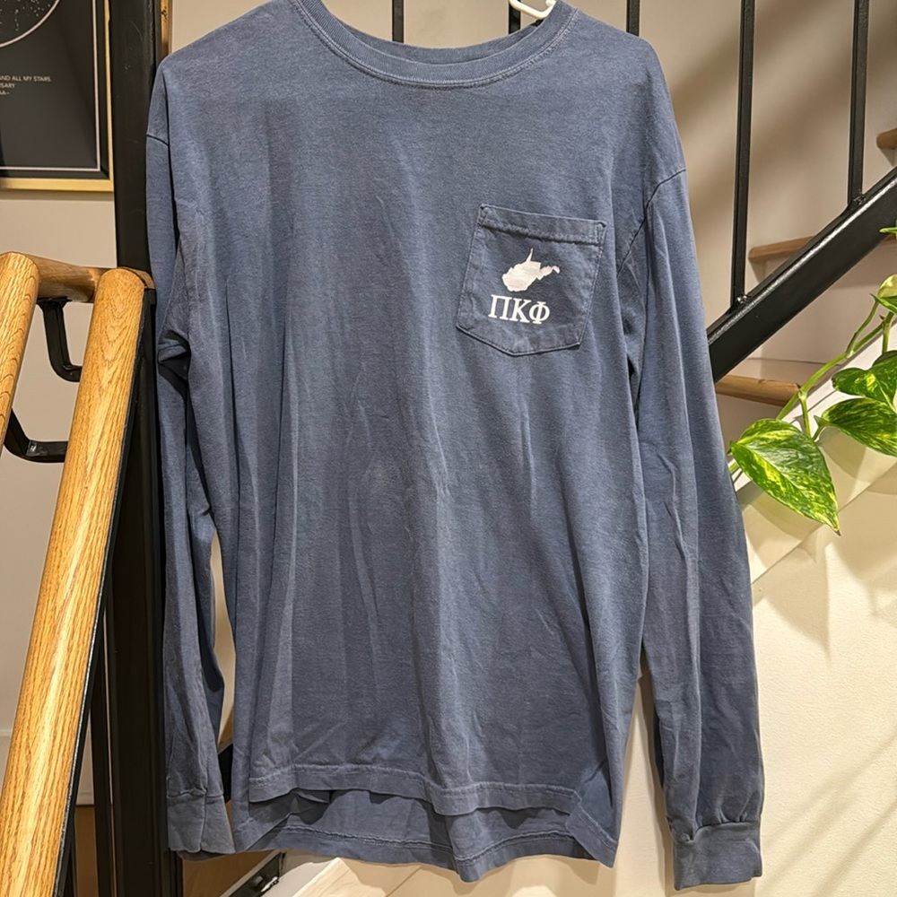 Comfort Colors Pi Kappa Phi Long Sleeve Tee - Alpha Rho Chapter